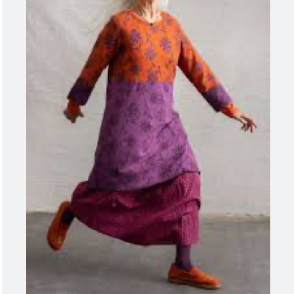 NEW GUDRUN SJODEN Medium Kulla Knit Sweater Organic Cotton Tunic Dress - Picture 9 of 9